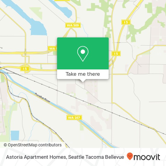 Mapa de Astoria Apartment Homes