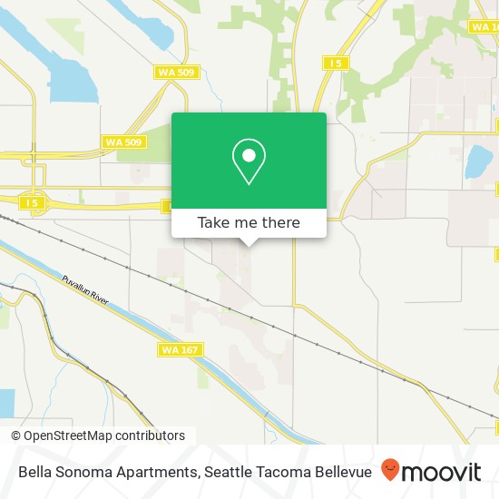 Mapa de Bella Sonoma Apartments