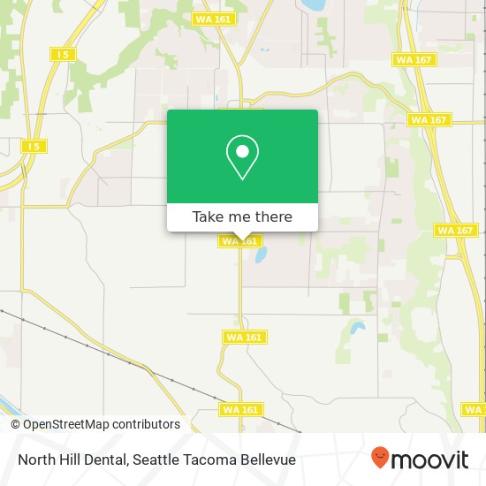 North Hill Dental map