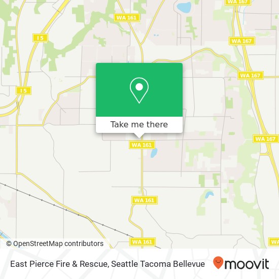 East Pierce Fire & Rescue map