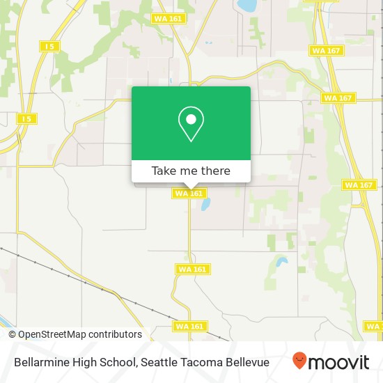 Mapa de Bellarmine High School