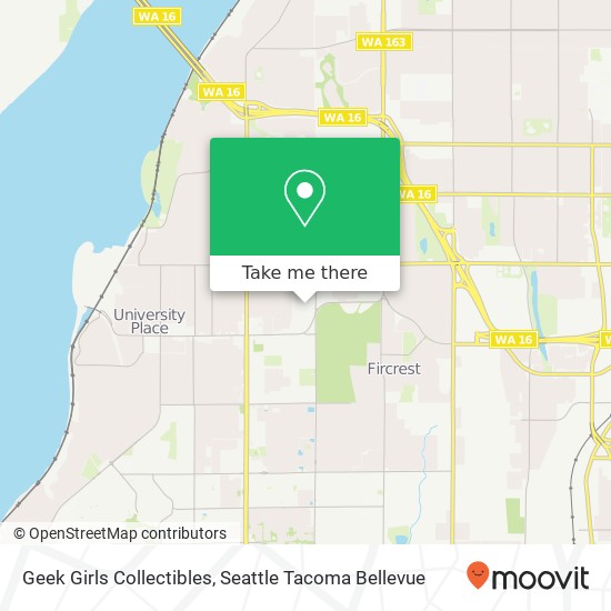 Geek Girls Collectibles map