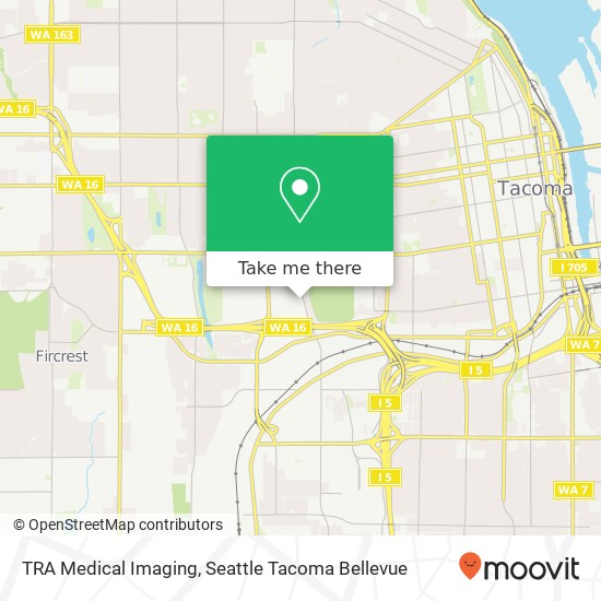 TRA Medical Imaging map