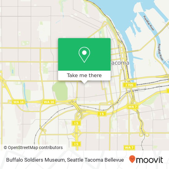 Buffalo Soldiers Museum map