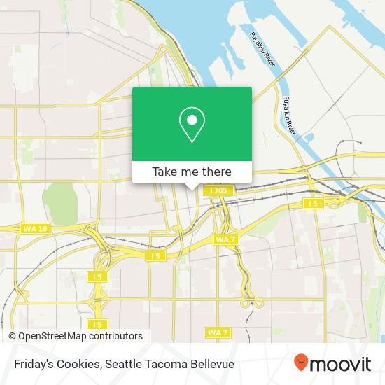 Friday's Cookies map