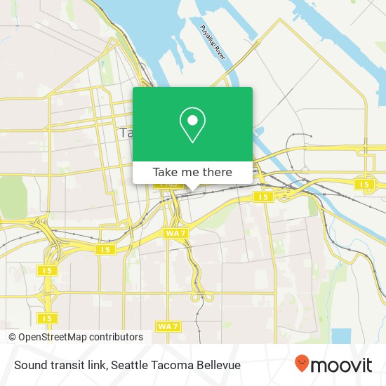 Mapa de Sound transit link