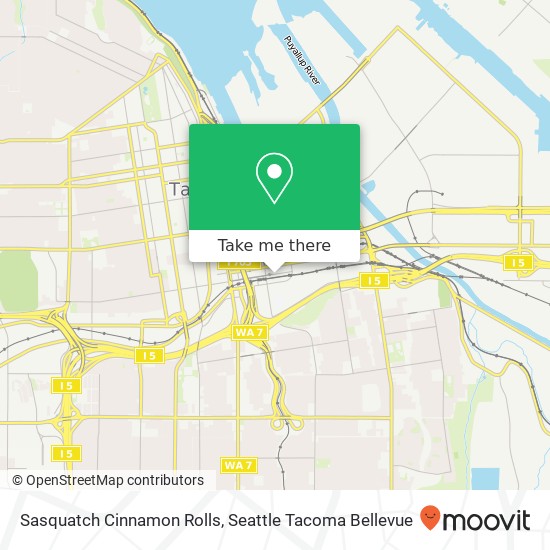 Sasquatch Cinnamon Rolls map