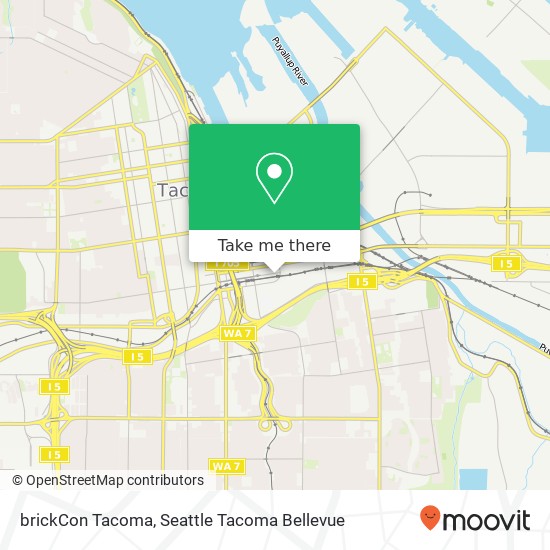 Mapa de brickCon Tacoma