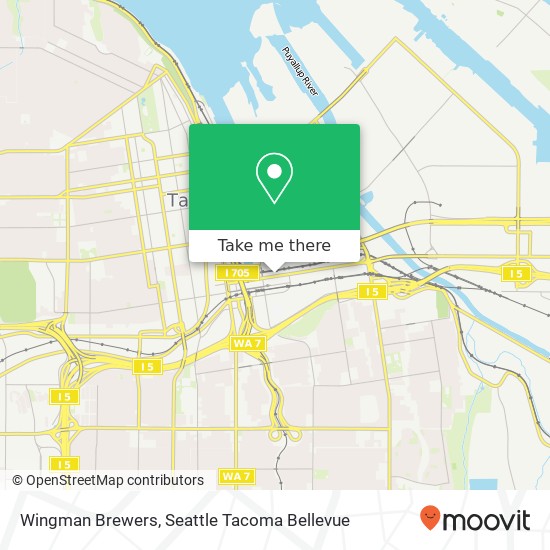 Wingman Brewers map