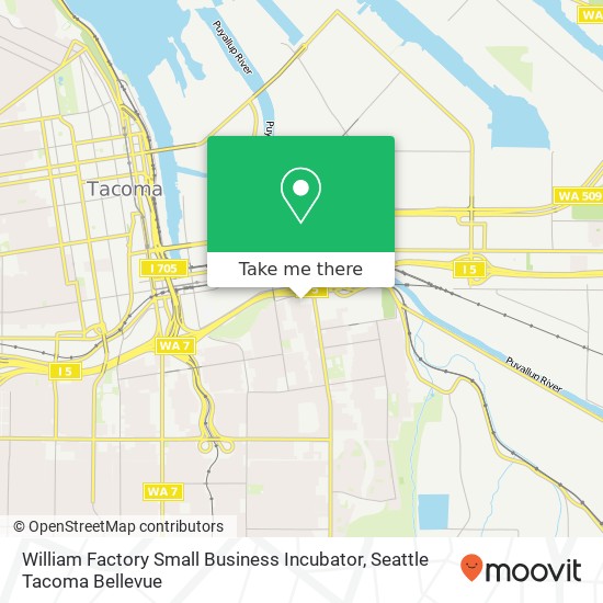 Mapa de William Factory Small Business Incubator