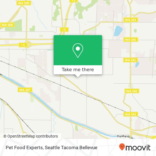 Pet Food Experts map