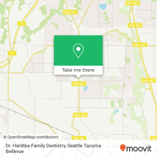 Mapa de Dr. Hardtke Family Dentistry