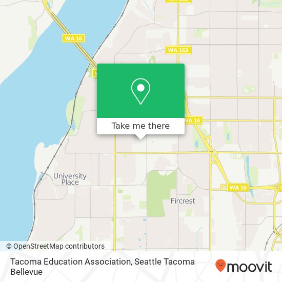 Tacoma Education Association map