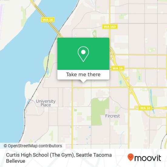 Mapa de Curtis High School (The Gym)