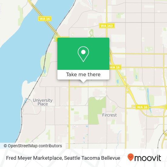 Mapa de Fred Meyer Marketplace