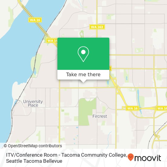 ITV / Conference Room - Tacoma Community College map