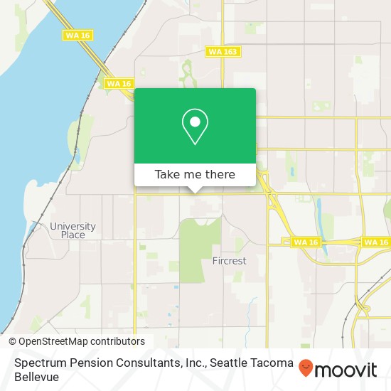 Mapa de Spectrum Pension Consultants, Inc.