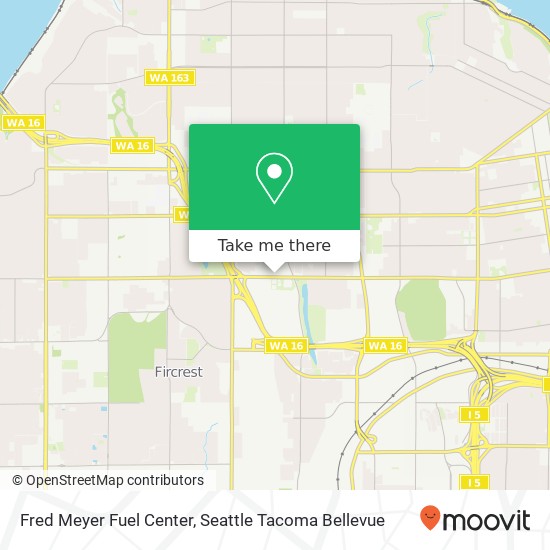 Fred Meyer Fuel Center map