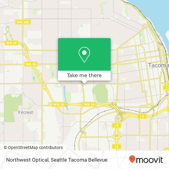 Northwest Optical map