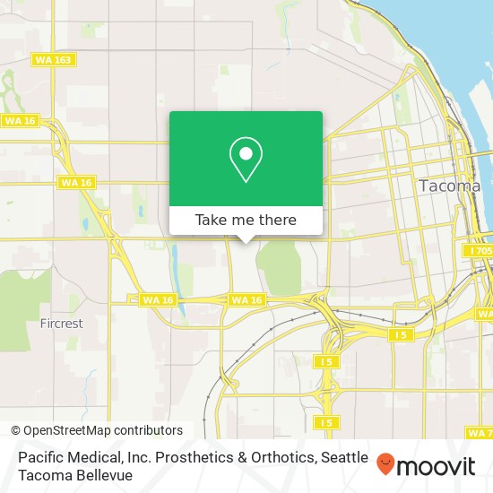 Pacific Medical, Inc. Prosthetics & Orthotics map