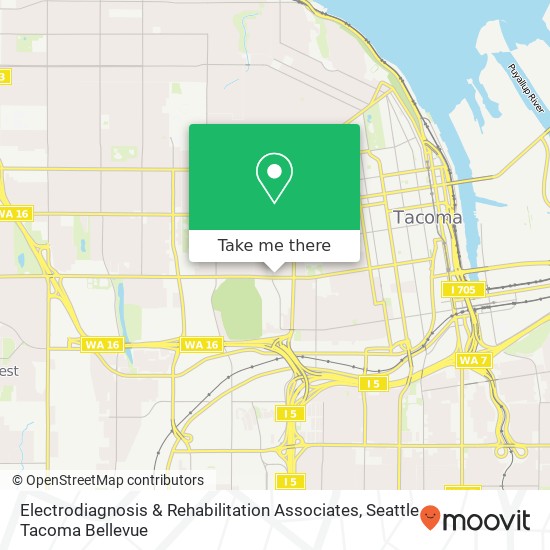 Electrodiagnosis & Rehabilitation Associates map