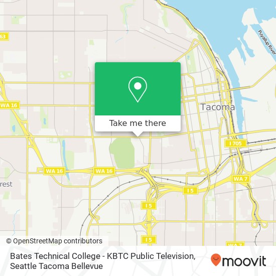 Bates Technical College - KBTC Public Television map