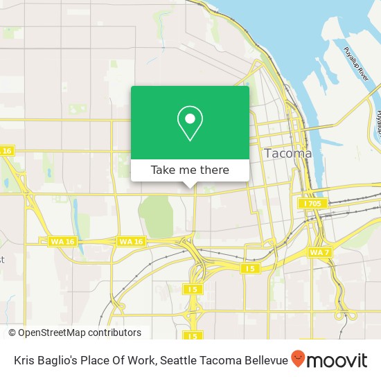 Kris Baglio's Place Of Work map