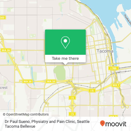 Dr Paul Sueno, Physiatry and Pain Clinic map