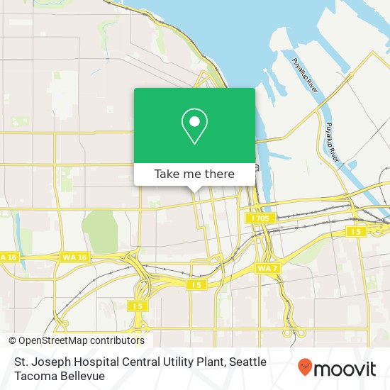 St. Joseph Hospital Central Utility Plant map