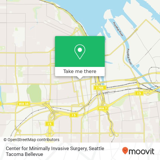 Center for Minimally Invasive Surgery map