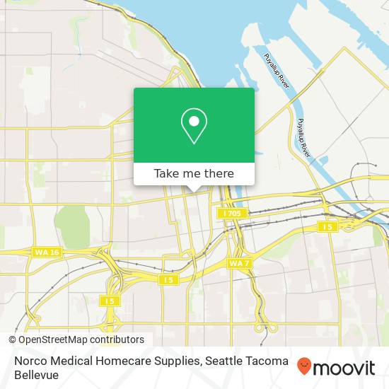 Mapa de Norco Medical Homecare Supplies