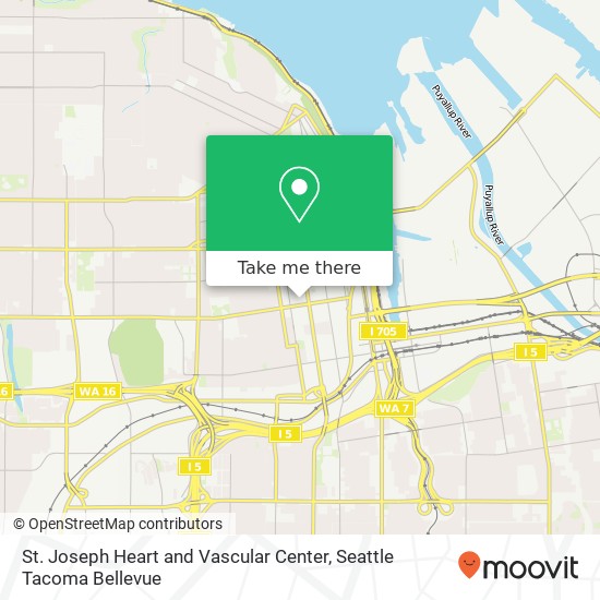 Mapa de St. Joseph Heart and Vascular Center