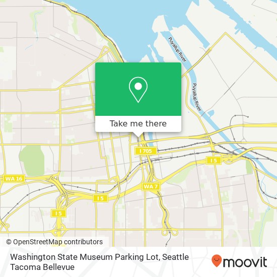 Washington State Museum Parking Lot map