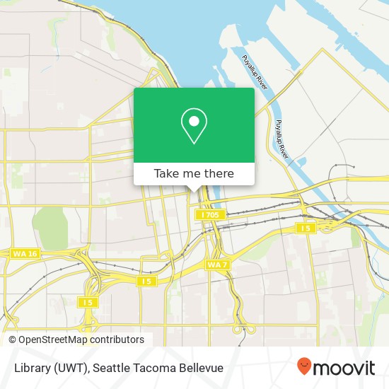 Library (UWT) map