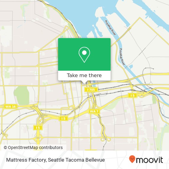 Mapa de Mattress Factory