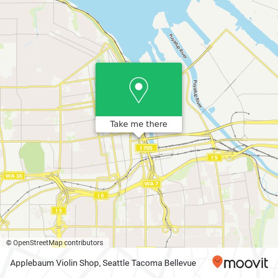Mapa de Applebaum Violin Shop