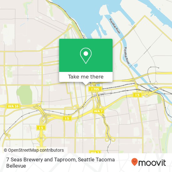 7 Seas Brewery and Taproom map