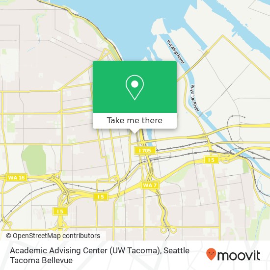 Academic Advising Center (UW Tacoma) map