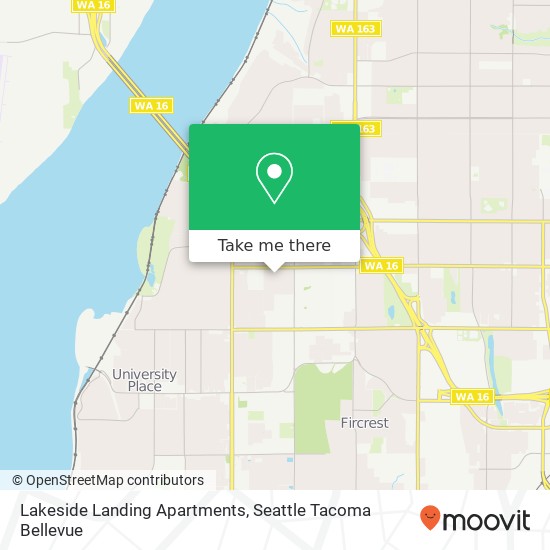 Lakeside Landing Apartments map