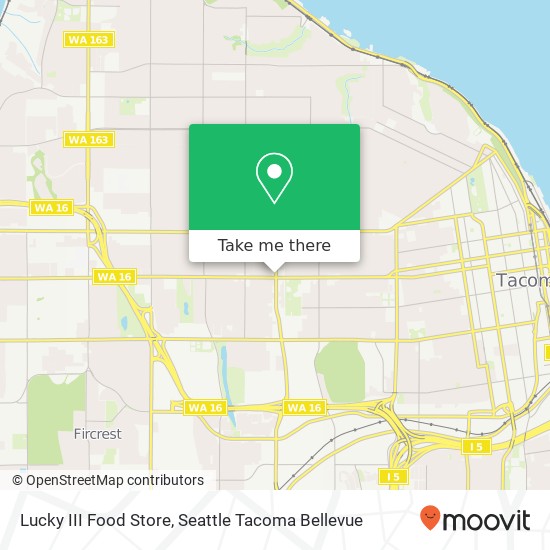 Lucky III Food Store map