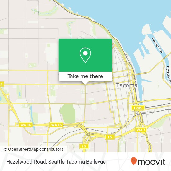 Mapa de Hazelwood Road