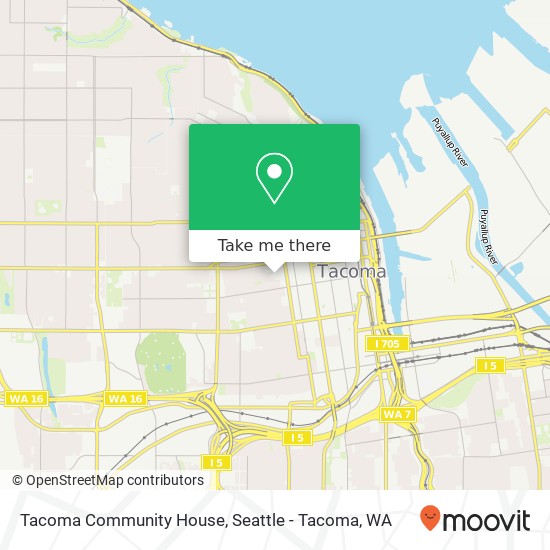 Mapa de Tacoma Community House