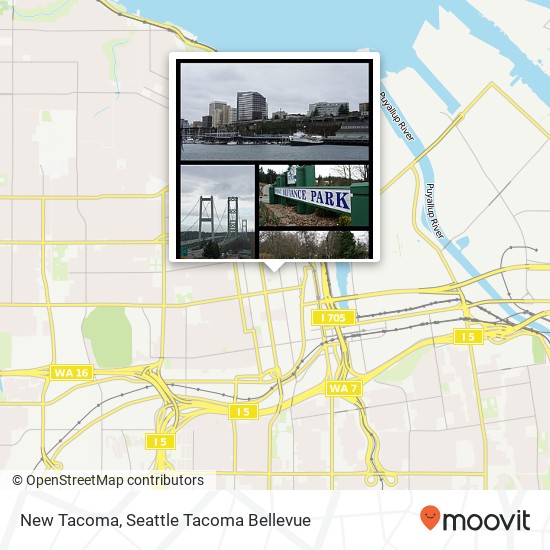 Mapa de New Tacoma