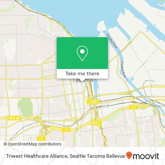 Triwest Healthcare Alliance map