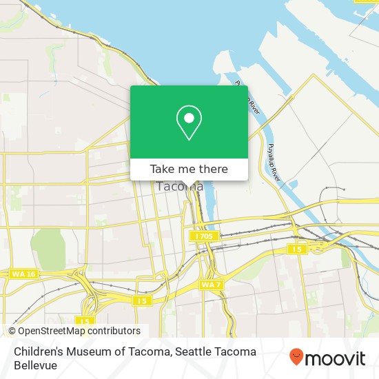 Children's Museum of Tacoma map