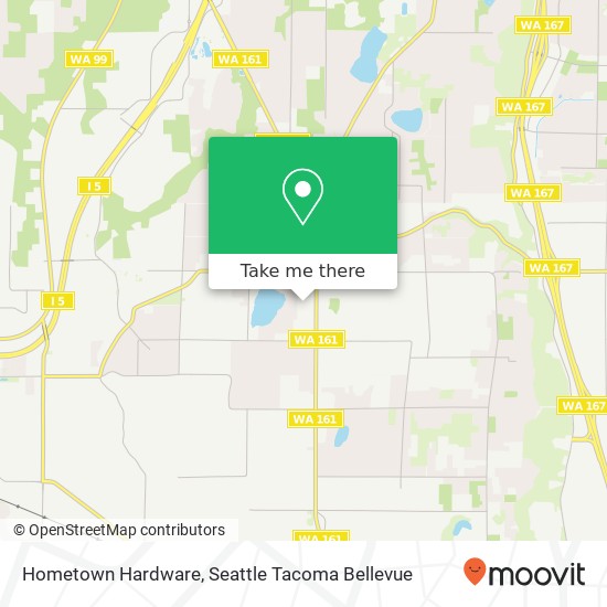 Mapa de Hometown Hardware