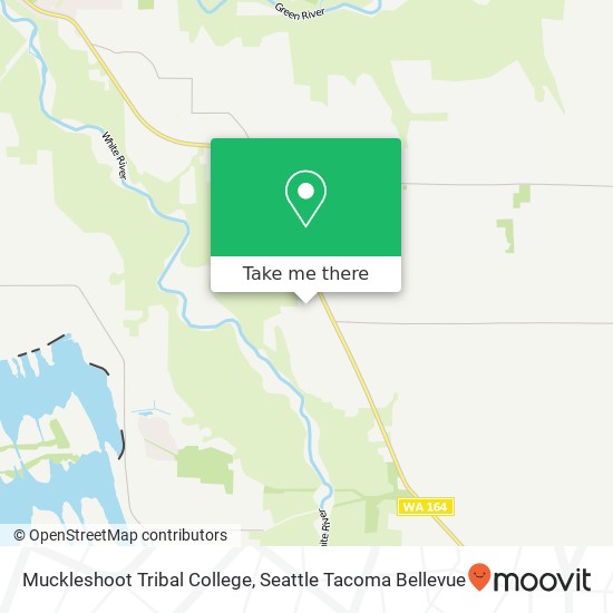 Muckleshoot Tribal College map