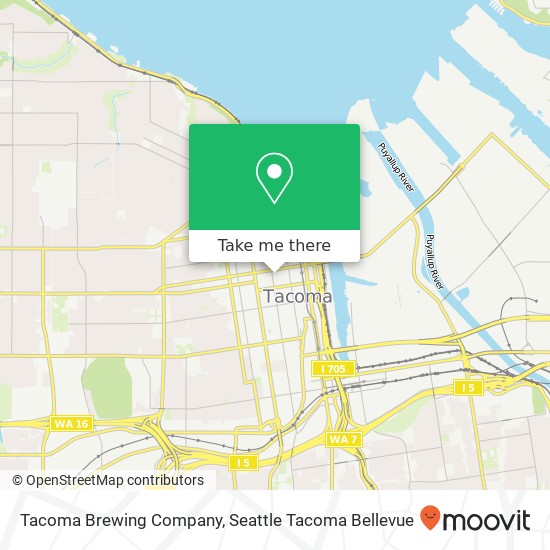 Mapa de Tacoma Brewing Company