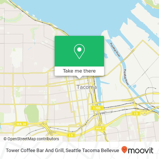 Tower Coffee Bar And Grill map