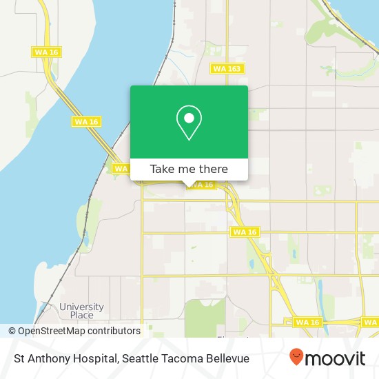 Mapa de St Anthony Hospital